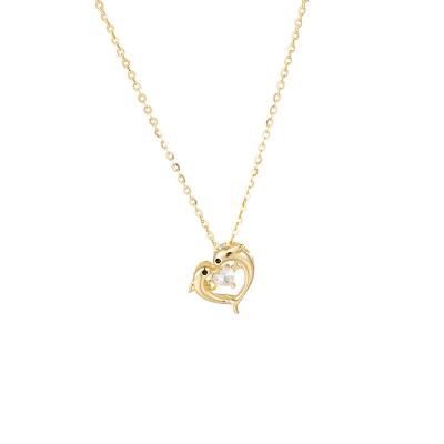 China Fashionable cute little bear light new factory casual style girl's beauty sense luxury premium clavicle chain for sale