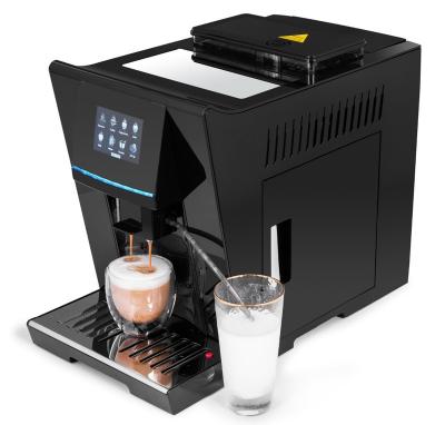 China New Style Household 4 Languages ​​Black Touch Screen Automatic Coffee Machine for sale