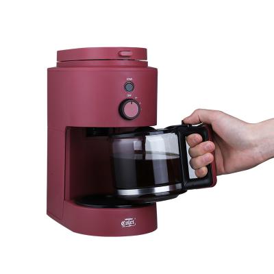 China Keep Warm for New Style 40 Minute Household Built in Burr Coffee Grinder Programmable Brew Drip Coffee Maker for sale