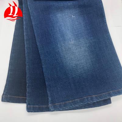 China 11.8OZ hemp denim fabric professional anti-static textile made in China for sale