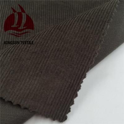 China Plain Custom Cotton Elastane Stretch Pinwale Corduroy Fabric for sale