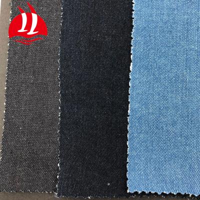 China Poly Stretch Indigo Cotton Spandex Jeans Fabric for sale