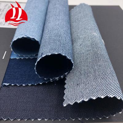 China Wholesale Anti-Static Stock Lot Blue Denim Fabric For Jacket for sale