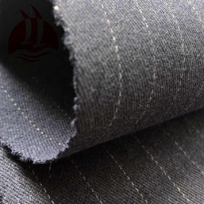 China TWILL PLY Cotton SPX Stretch Stripe Twill Viscose Fabric For Costume Home Textile for sale