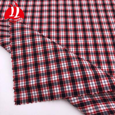 China Hot Sale Anti-Static 100% Cotton Yarn Dyed Fabric For Mens Shirt Clothing for sale