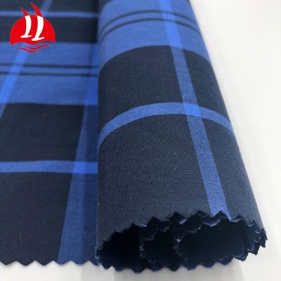 China Antistatic 100% pure organic cotton yarn dyed check fabric for men's shirt for sale