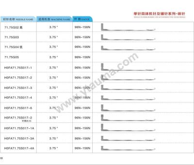 China High Quality Lonati Hofa 71.75S17-1 Sock Machine Hosiery Machinery Knitting Needles for sale