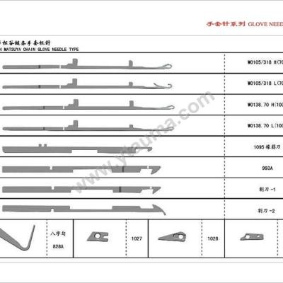 China Factory high quality needle for knitting machine WO105 for sale