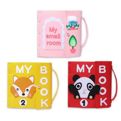 China Educational Montessori Material Eco-Friendly Baby Felt Books First Busy Learning Children High Quality Play My First Busy Book for sale