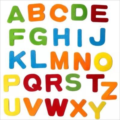 China Factory Custom Felt Die Cut Felt Letter Toy For Kindergarten Kids Teaching for sale