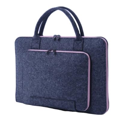 China Wholesale Waterproof Handmade High Quality Computer Bag Backpack Laptop Bag Felt Briefcase for sale