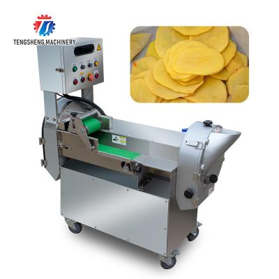 China Papaya Melon Veg Processing Machine , Chunks Industrial Potato Dicer for sale