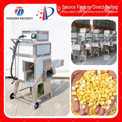 China Stainless Steel Sweet Corn Skin Peeler And Thresher Machine Corn Kernel Husking for sale