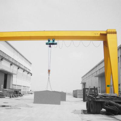 China Selling Ton Yard Half Large Tonnage 10T Mimi Semi Gantry Crane For Gantry Crane 80 for sale