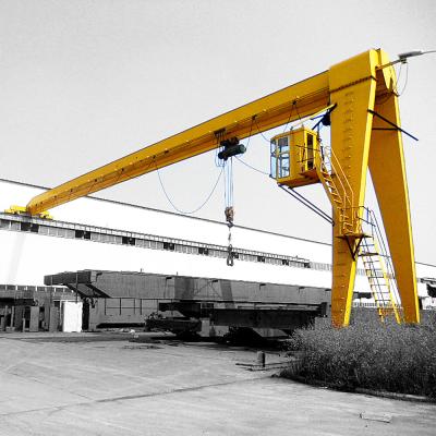 China Gantry Crane New Arrival Driven Ground 25 Ton Bmh Rtg Type Semi Gantry Crane for sale