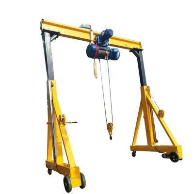 China Gantry Crane Custom Shipyard Crane Iso /Ce/Gost 10T Gantry Crane 0.5 Ton Adjustable With Hook for sale