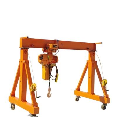 China DGCRANE Gantry Crane Workshop 5 Ton Portable Mobile Gantry Crane Price for sale