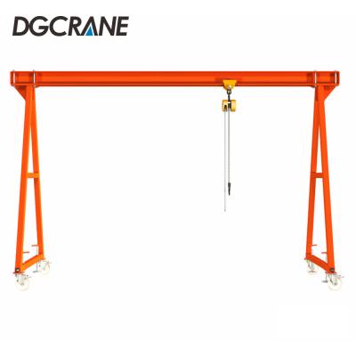 China Gantry Crane CE Warehouse Equipment Lifting Motorized Traveling Mobile Gantry Crane 3 Ton 5 Ton for sale