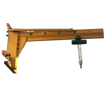 China Jib Crane 2t Wall Moving Jib Crane With Electric Wire Rope Hoist Price for sale