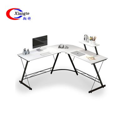 China Expandable Bookcase Home Office Student Office Furniture Computer White Wooden High Quality Desk for sale