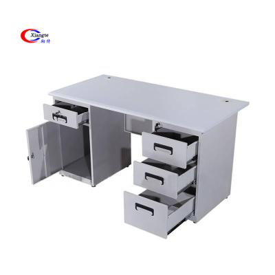 China Restaurant Convertible Working Cabinets Stainless Tables Map Home Custom Steel Computer Desk for sale