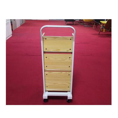 China Hot Sale Modern Standard Size Library Furniture Folder Book Trolley For Sale for sale