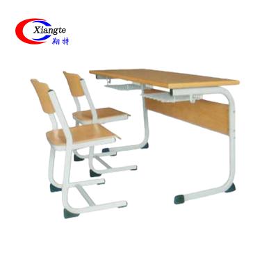 China Factory Price Contemporary Online Wooden Primary School Steel Joint Sets Classroom Desk And Chair School Furniture for sale