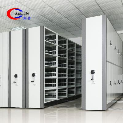 China Compact Metal Filing Metal Movable Steel Shelving Mobile Archive Shelving Mobile Shelving Systems for sale