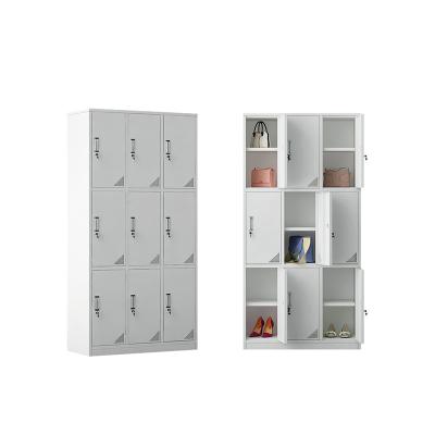 China 12 Doors School Gym Office Environmental Friendly Steel Personal Locker Room Steel Locker for sale