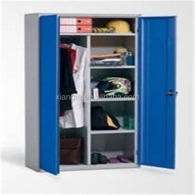 China Almirah Steel New Design Metal Steel Metal Wardrobe With Master Locker for sale