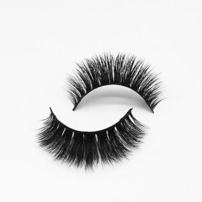 China Real Feather Eyelash 3d Eyelash Products 15mm Short Lashes Mink Eyelashes Private Label for sale