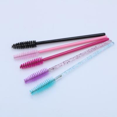 China Beauty Care Makeup Tools Extension Wholesale Pink Wand Disposable Mascara Eyelash Brush for sale