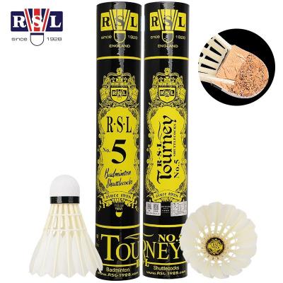 China Sandwich Cork Yashilong No. 5 Ball can withstand 12 pieces of indoor training competition. badminton cork head burst for sale