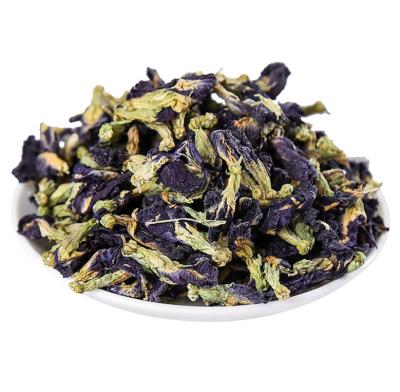 China 2021 Beautiful Natural Herbal 100% Hand Made Flower Tea Die Dou Hua Butterfly Pea Flower Tea Bag For Colorful Drink Blue for sale