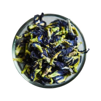 China 100% Pure Healthy Dried Blue Color Butterfly Pea Flower Dry Tea Beverage Or Toner Or Cocktail Dropship In Flavor Tea for sale