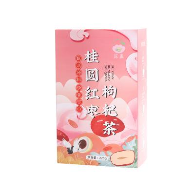 China 100% Handmade Flower Tea Private Label OEM Detox Longan Red Blossom Dates And Medlar Tea Bags Slim Woman's Tea Winter Is More Effective for sale