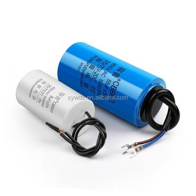 China CBB60 Motor Run Capacitor 450V Standard AC Starting Capacitors 345681012141516182025303540457080100UF For Washing Machine for sale