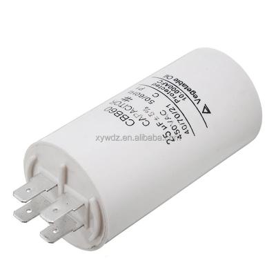 China CBB60 Standard Starting Capacitor 4uF~70uF Motor Capacitor 50/60Hz 450VAC With M8 Screw For Electric Motor / Washing Machine for sale