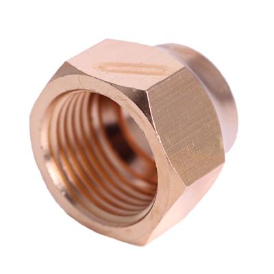 China Used In Air Conditioner To Charge Refrigerant High Quality Refrigeration Forged Sae Flare Brass Tube Fittings 1/4