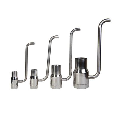 China Contemporary High Quality Stainless Steel Foam Sprinklers Type Wide Belt Tube Fountain Nozzle for sale