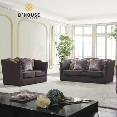 China High Quality Luxury Velvet Fabric Living Room Furniture Revolving Button Edges Tufted Chesterfield Sofa Set for sale