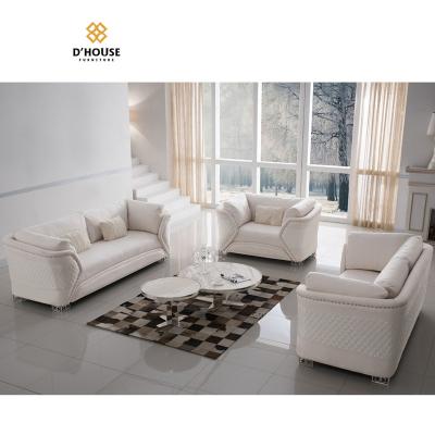 China Designer Modular Luxury Modern Italian Contemporary Fabric Upholstered Sofa Living Room White Sofa Set for sale