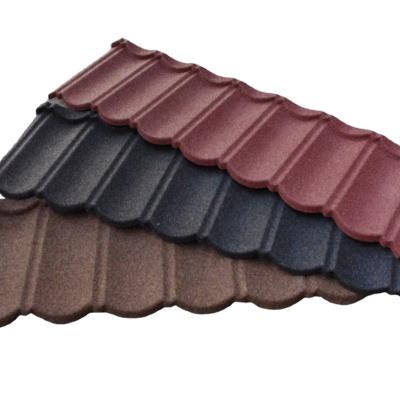 China Contemporary Stone Coated Roofing Tile 0.4/0.38 Thickness And Many Color Choose Roofing Tile In China for sale