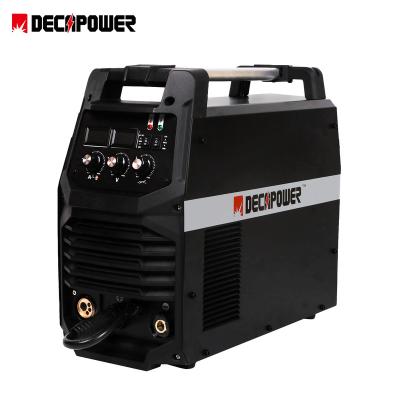 China Building Material Shops Decapower 4 in 1 Inverter IGBT Muttahida Majlis-e-Amal TIG MAG MIG Welder For Gas Gasless Stainless Steel for sale