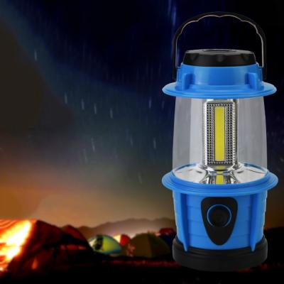 China High quality reliable ABS 3*COB ABS pop up outdoor portable LED power camping light for sale