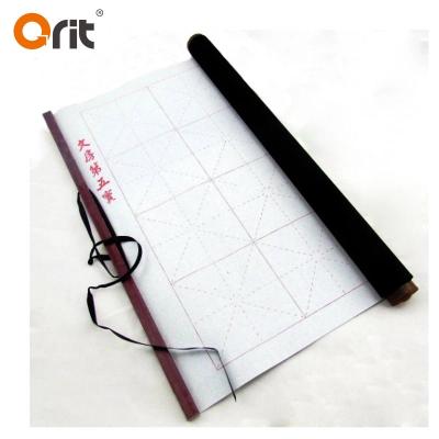 China Environmental Hot Selling Eco-friendly Chinese Calligraphy Water Writing Fabric Fabric With Canvas Underprinting for sale