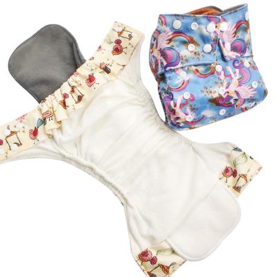 China Printed Rendered in China Cloth Cloth Diapers Baby Eco Friendly Reusable Cloth Diapers Washable Diapers for Boys and Girls for sale