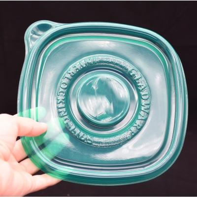 China Freshness Preservation Square Style Food Storage Lid Container Box Food Grade PP Plastic Tight Lid for sale