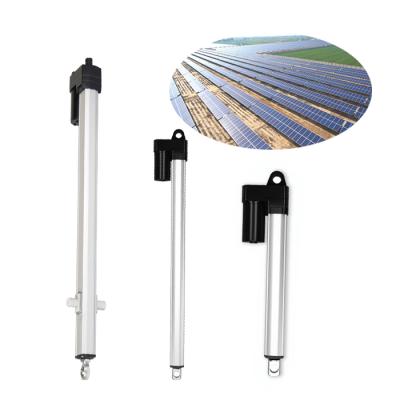 China 12V 24V DC IP66 Waterproof Heavy Duty Linear Motion 1000mm Actuator For Solar Panel Tracking for sale