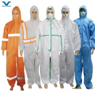 China Anti-Static Disposable Coverall for Asbestos Removal CE Cat 3 III Type 5/6 Protective for sale